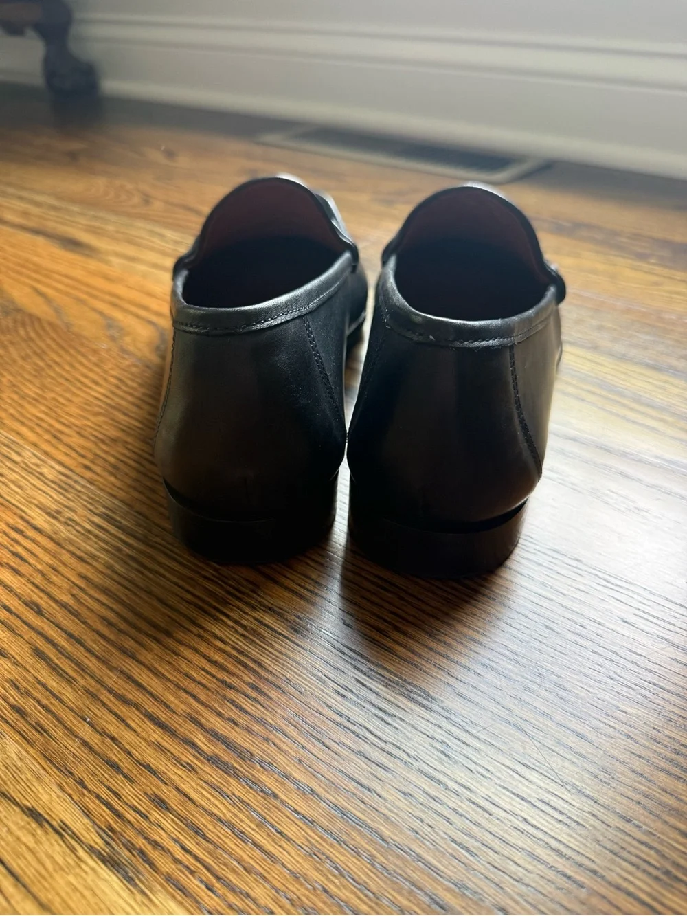 Allen Edmonds Verona II Horsebit Loafers Black Leather Men’s 11D Vibram Sole
